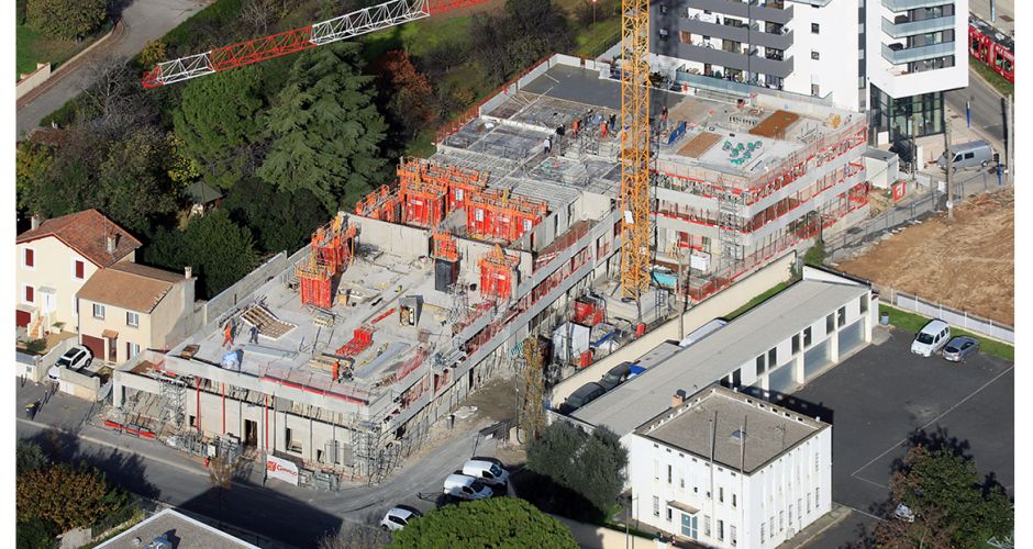 Giraud/construction/logements/Montpellier/béton/neuf