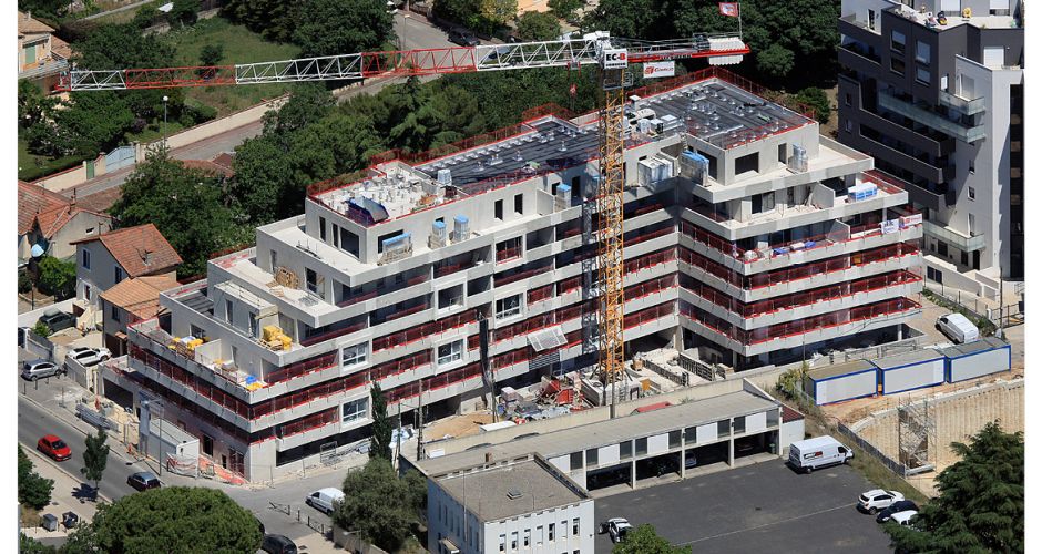 Giraud/construction/logements/Montpellier/béton/neuf