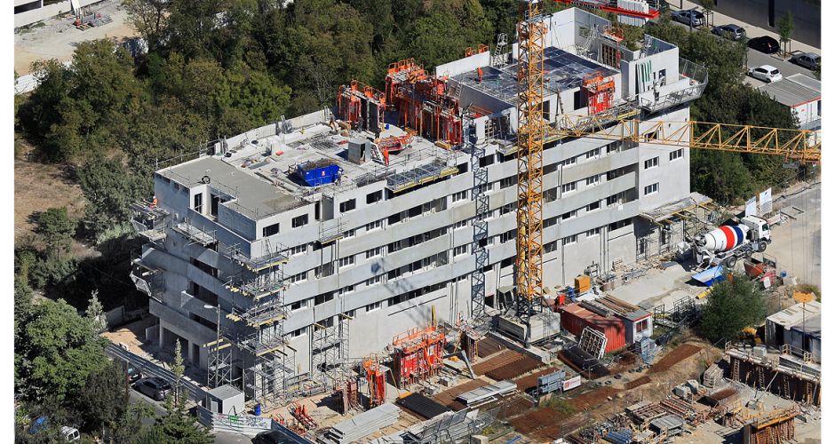 Giraud/construction/logements/Montpellier/béton/neuf