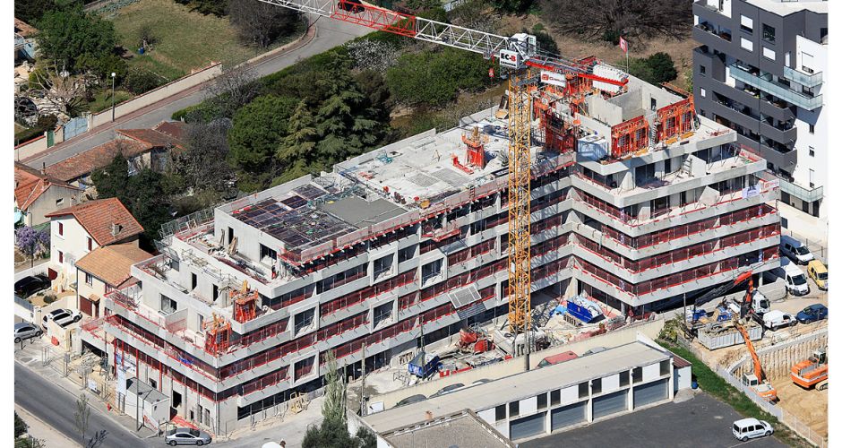 Giraud/construction/logements/Montpellier/béton/neuf