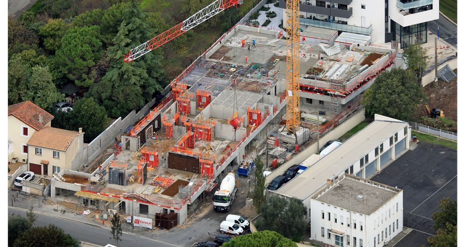 Giraud/construction/logements/Montpellier/béton/neuf