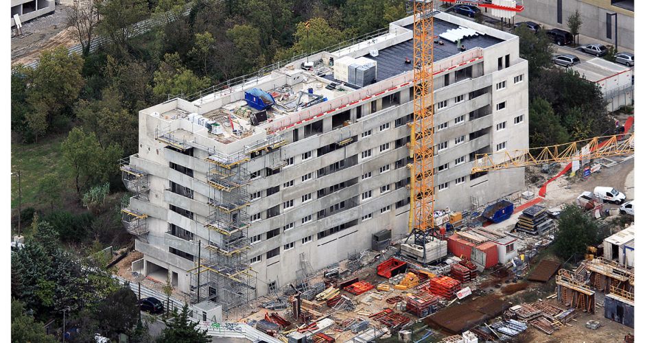 Giraud/construction/logements/Montpellier/béton/neuf