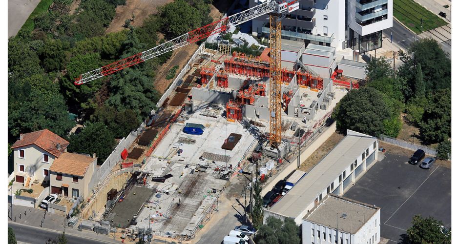 Giraud/construction/logements/Montpellier/béton/neuf