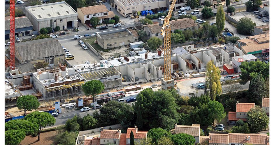 Forum/giraud/montpellier/gros oeuvre/logements/commerces