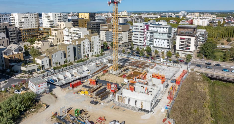 ACM SEELINE - Avancement chantier à fin septembre 2025 - Photographie réalisée par Drone-OPS ACM SEELINE