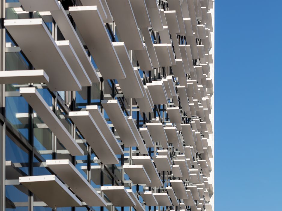 Campus Orange / Orange Tolosa - Bat B vue sur brises soleil