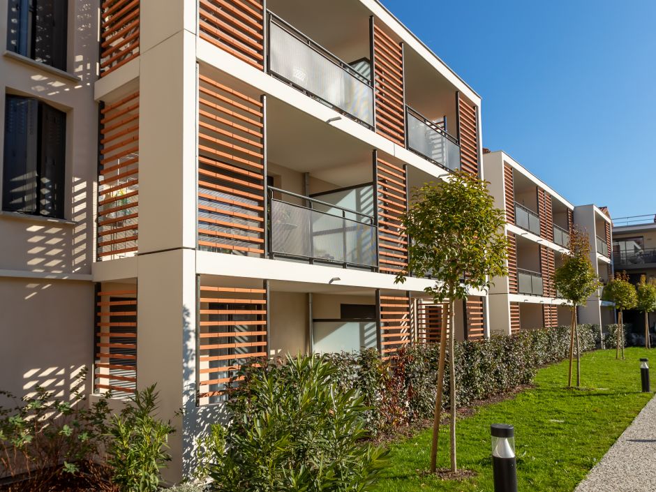 Coeur de Ville - Batiment A - Balcons sur jardin