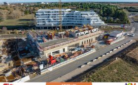 ACM DUNE - Avancement chantier à fin novembre 2025 - Photographie réalisée par Drone-OPS ACM DUNE